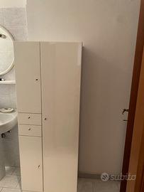 ✨ Mobile bagno / multiuso bianco lucido – PERFETTO