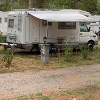 Camper 2800 td. Iveco daily gemellato porta moto