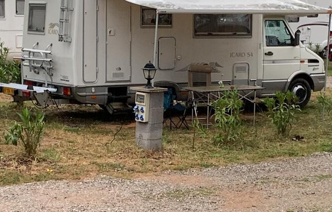 Camper 2800 td. Iveco daily gemellato porta moto