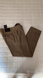 Pantalone uomo Camouflage Tg L Chino Marrone Cachi