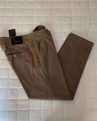 Pantalone uomo Camouflage Tg L Chino Marrone Cachi