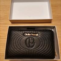 Portafoglio nero Giulia Pieralli in ecopelle,nuovo