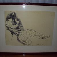 Stampe litografiche  del GUTTUSO, con cornice