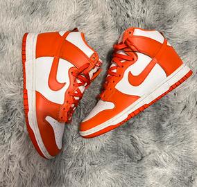 Nike Dunk High arancione/bianco - Tg.39