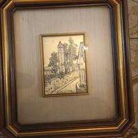 QUADRI E VALIGIA DA VIAGGIO VINTAGE BEN TENUTI