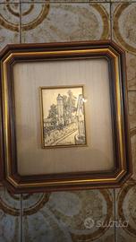 QUADRI E VALIGIA DA VIAGGIO VINTAGE BEN TENUTI