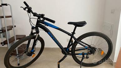 Bici Mtb Rockrider ST 120 nero-azzurro 27,5" M