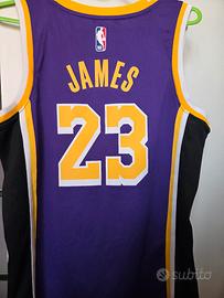 canotta los angeles lakers nike