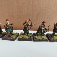 Warhammer impero kislev 5 arcieri dipinti