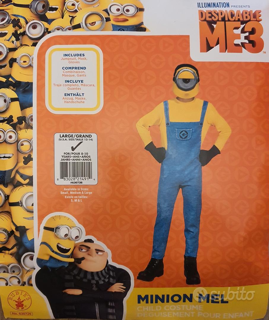 Costume Minions Mel 8-10 anni 