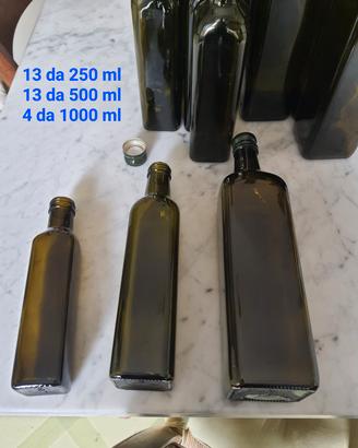 blocco 30 bottiglie marasca per olio