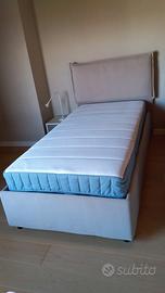 letto contenitore nuovo con materasso 