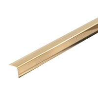 PROFILO ANGOLARE PARASPIGOLI OTTONE PARETI 3MT