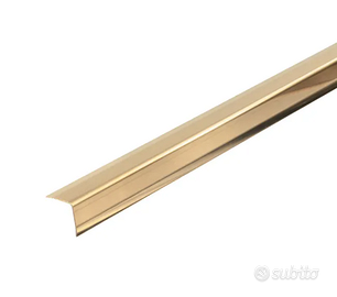 PROFILO ANGOLARE PARASPIGOLI OTTONE PARETI 3MT