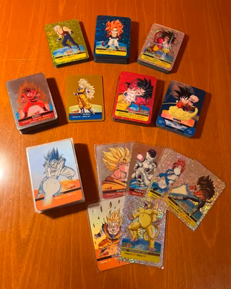 Lotto 250 lamincards Dragon Ball Holo Edibas