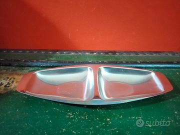 Alessi Vassoio 2 Posti Anni '70