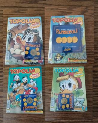 Fumetti topolino Monete collezione completa sealed