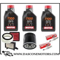 TAGLIANDO TMAX 560 MOTUL 7100 10W40 CON CANDELE
