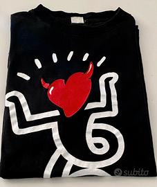 Litfiba 1995 Spirito Tour T- Shirt Piero Pelù Art