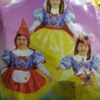 Vestito di Carnevale 3x1 - Biancaneve, Cappuccetto