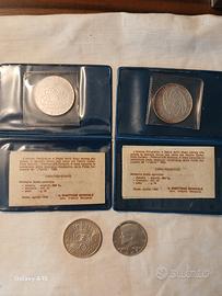 medaglie monete d'argento