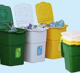 Set 3 pezzi Pattumiere eco3
