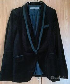 BLAZER ZARA IN DONNA IN VELLUTO E RASO