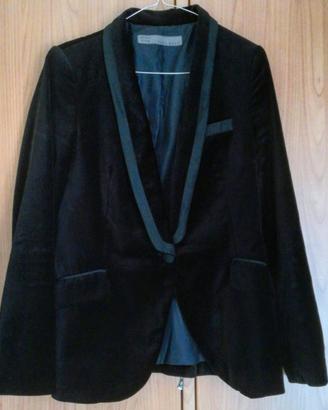 BLAZER ZARA IN DONNA IN VELLUTO E RASO