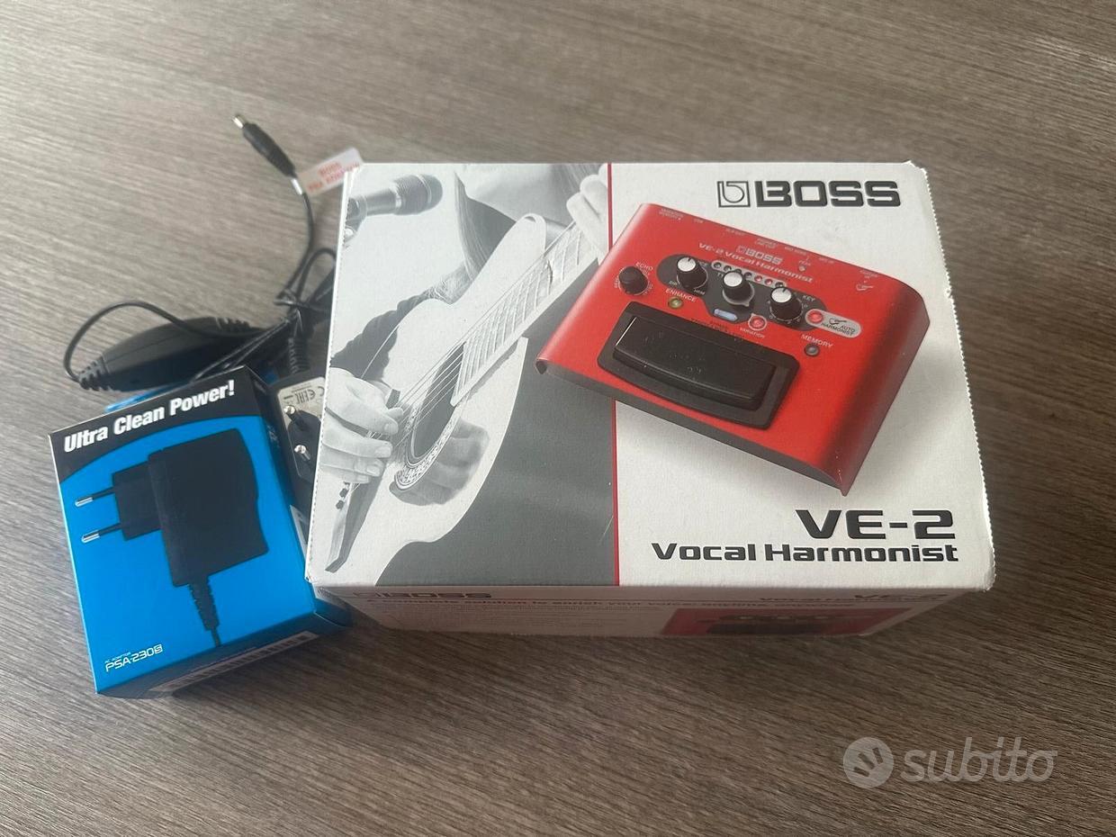 Pedale BOSS VE-2 Vocal Harmonist - Armonizzatore Voce Con Input Chitarra, Alimentazione Batteria - Foto 6