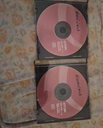 2 cd riscrivibili 