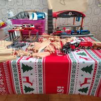 Set completo stazione+treni+binari della Play time