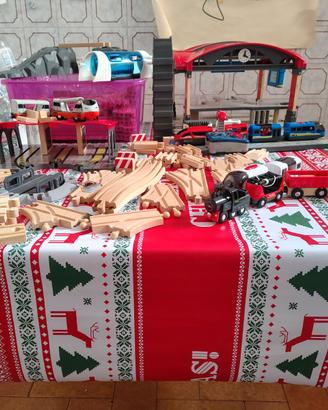 Set completo stazione+treni+binari della Play time