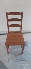 Sedia IKEA modello Jokkmokk color mordente anticat