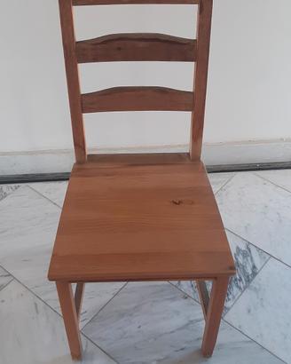 Sedia IKEA modello Jokkmokk color mordente anticat