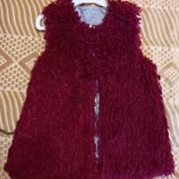 Gilet in pelliccia sintetica I DO tg. 14a/164cm
