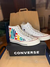 Converse Chuck 70 canvas ltd rainbow script