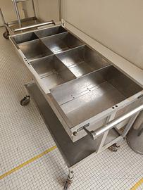 carrello porta posate