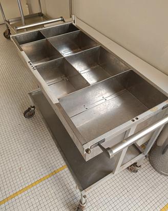 carrello porta posate
