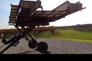 Carro barca per vendemmia