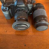 Macchina Fotografica Canon Eos3 + Obiettivo 75-300