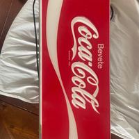 Insegna luminosa Coca-Cola anni 80