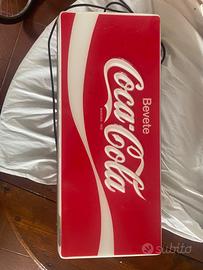 Insegna luminosa Coca-Cola anni 80