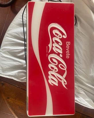 Insegna luminosa Coca-Cola anni 80