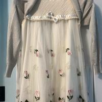 Vestito bimba smanicato