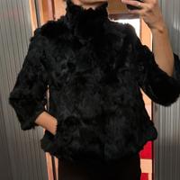 Pelliccia lapin nera