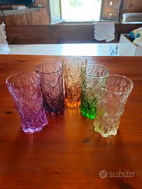 Bicchieri da cocktail vintage in granito, anni '60