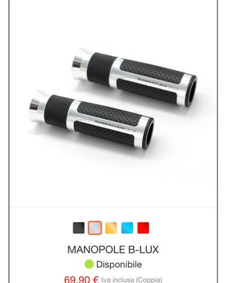 Manopole e terminali manubrio Barracuda NUOVI