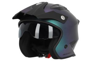 CASCO JET ARIA 22-06 ACERBIS verde cangiante
