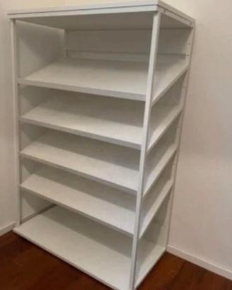scarpiera ikea metallo bianco
