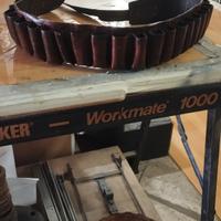 cintura per cartucce in pelle